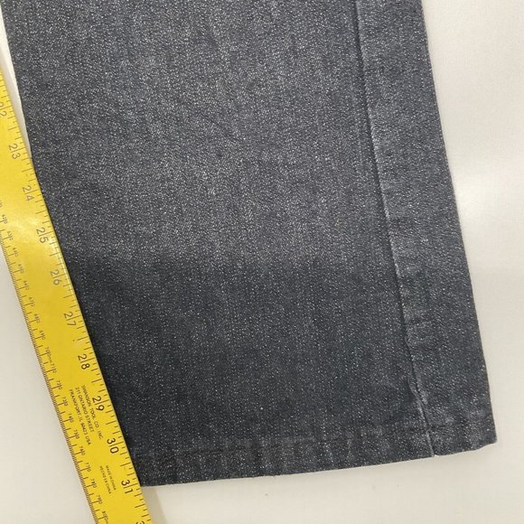 Mens Jeanetix Black Dress Jeans Sz 38 X 31 Tapered Leg Comfort Fit - Picture 10 of 11